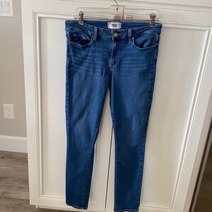 Paige Slyline Skinny Corinna Med Wash size 30
